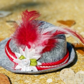 Feathered Beach Hat